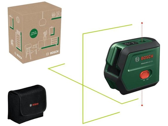 Bosch Laser za nivelaciju AdvancedLevel 2G 15m zeleni laser