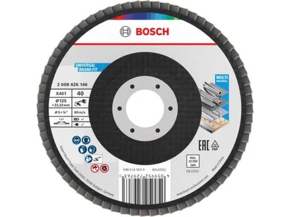 Bosch Brusni disk X451 125mm P40
