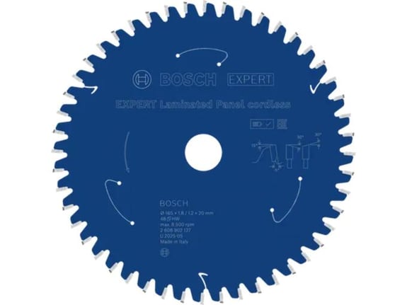 Bosch List kružne testere Expert za laminirane panele 165mm 48T