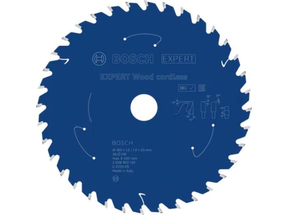 Bosch List kružne testere Expert Wood za drvo 160mm 36T