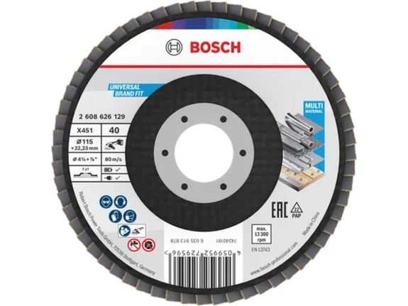 Bosch Brusni disk X451 115mm P40