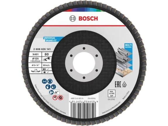Bosch Brusni disk X451 125mm P80