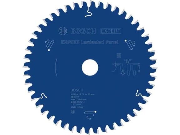 Bosch List kružne testere Expert za laminirane panele 165mm 48T