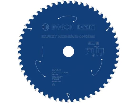 Bosch List kružne testere Expert Aluminium cordless za aluminijum 190mm 54T