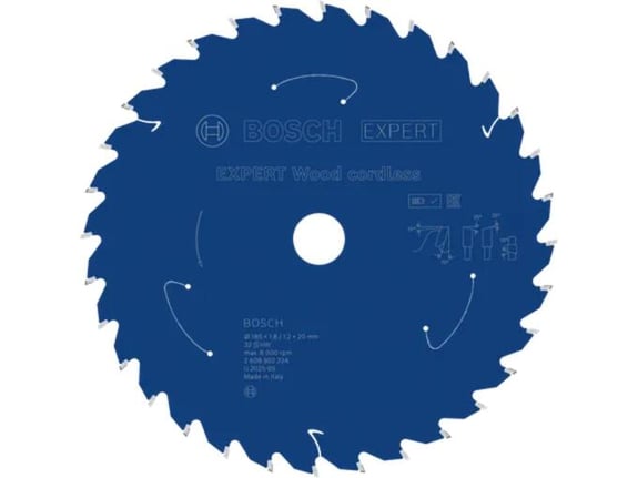Bosch List kružne testere Expert Wood Cordless za drvo 185mm 32T