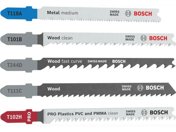 Bosch Set listova ubodne testere za više materijala 5 kom