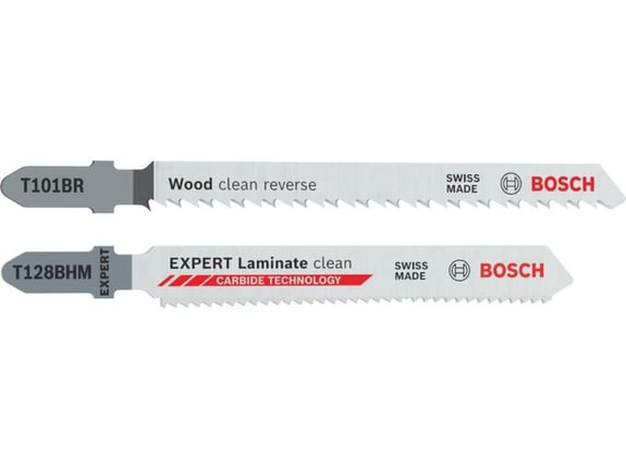 Bosch Listovi ubodne testere T101BR i EXPERT Laminate clean T128BHM - 26 kom