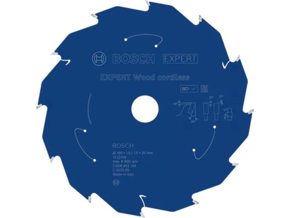 Bosch List kružne testere Expert Wood Cordless za drvo 160mm 12T