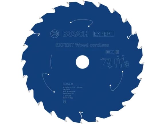 Bosch List kružne testere Expert Wood za drvo 184mm 24T