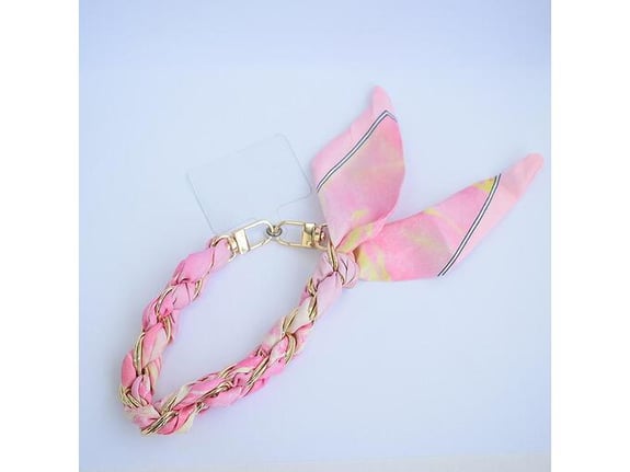 Traka oko ruke Elegant twist roze