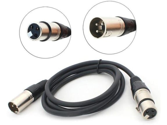 Mikrofonski kabl XLR M na XLR Ž 1.5 m JWD-AU21
