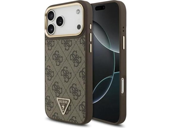 Guess Maska za telefon iPhone 17 Pro Max 4G Triangle Logo MagSafe