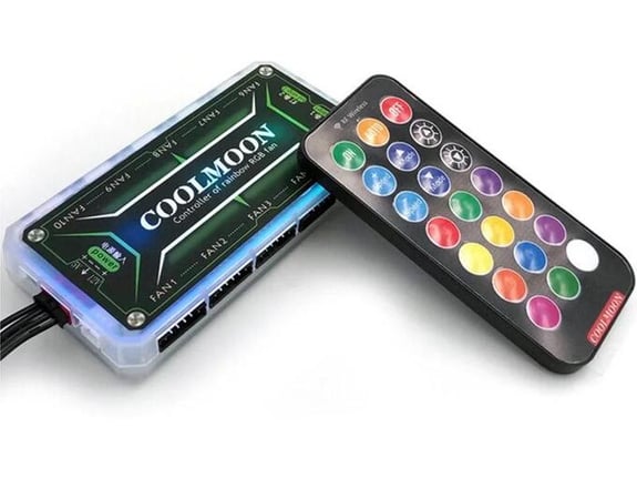 Coolmoon RGB kontroler za ventilatore