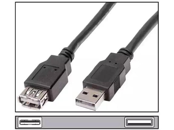 USB kabl USB-A na USB-A 1.8 m