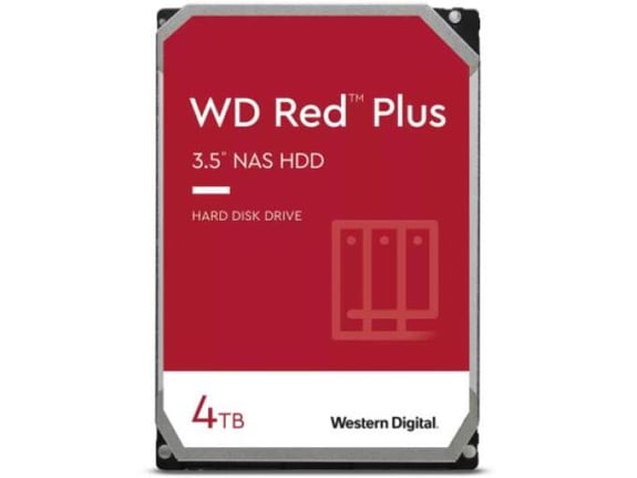Western Digital Interni HDD WD40EFPX Red Plus 4TB 3.5"
