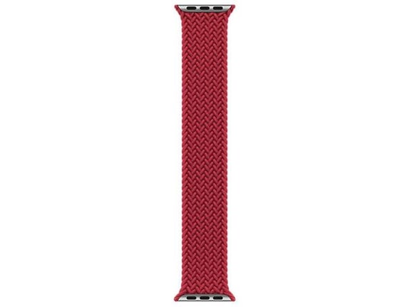 Narukvica za pametni sat Braided Solo Loop Apple Watch 38mm-45mm crvena