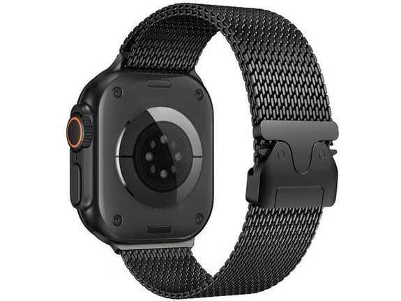 Narukvica za pametni sat Milanese Loop Apple Watch 42mm-49mm crna
