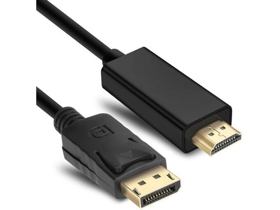 Kabel DP male - HDMI male 1,8m
