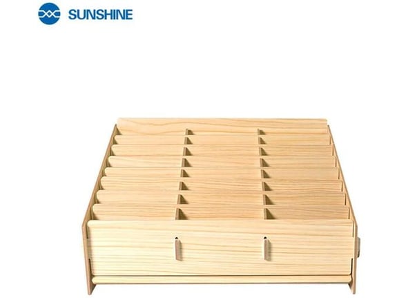 Sunshine Drveni stalak za telefone SS-001B sa 24 pregrade