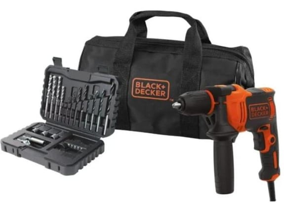 Black+Decker Udarna bušilica BEH710SA32 sa 32-delnim setom nastavaka