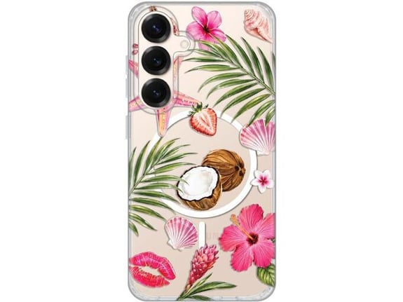Maska za telefon Samsung Galaxy S25 Coconut Paradise Print MagSafe