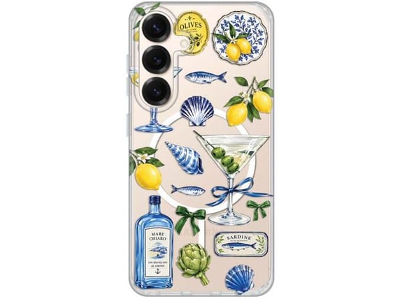 Maska za telefon Samsung Galaxy S25 Mediterranean Martini Print MagSafe