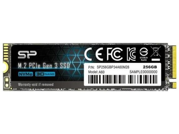 Silicon Power SSD SP256GBP34A60M28 A55 M.2 2280 256 GB PCIe