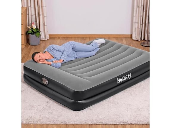 BESTWAY Dupli vazdušni krevet (dušek na naduvavanje) sa integrisanom električnom pumpom, 203x152x46 cm, TriTech