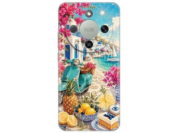 Maska za telefon Honor Magic 8 Lite Silikonska Print Skin
