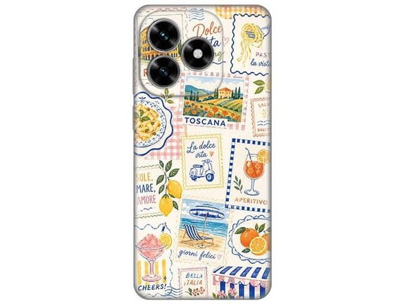 Maska za telefon Honor X5c Plus Silikonska Print
