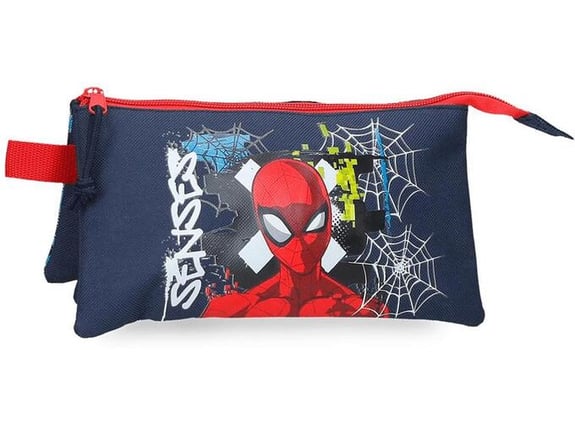 Marvel Prazna pernica sa 3 pregrade Graffity of Spiderman