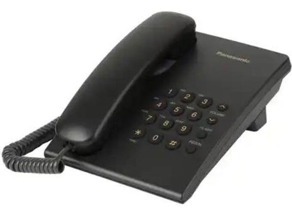 Panasonic Fiksni telefon KX-TS500FXB Žični