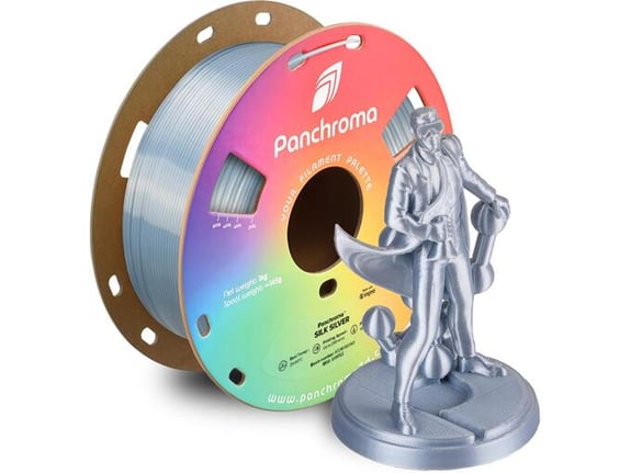 Polymaker Filament za 3D štampač Panchroma PLA Silk Silver