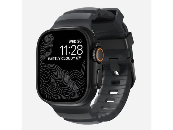 Narukvica za pametni sat Nomad Rocky Point Apple Watch 44mm-46mm,49mm crna