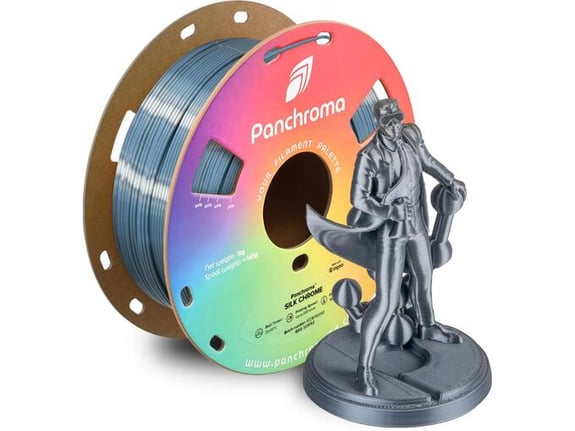 Polymaker Filament za 3D štampač Panchroma PLA Silk Chrome