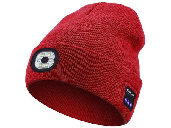 Kapa sa Bluetooth slušalicama BT-01 crvena