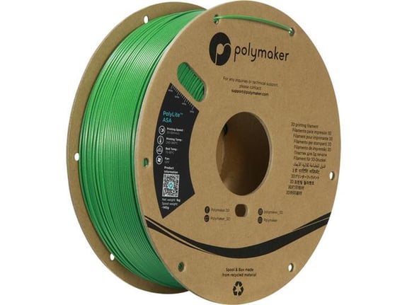 Polymaker Filament za 3D štampač PolyLite ASA Galaxy Green