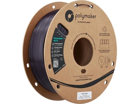 Polymaker Filament za 3D štampač PETG Dark Purple