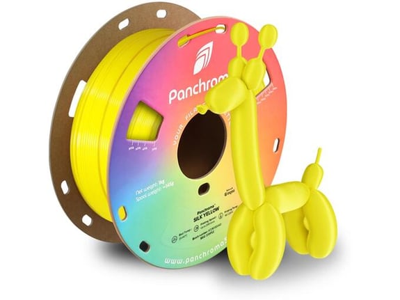 Polymaker Filament za 3D štampač Panchroma PLA Silk Yellow