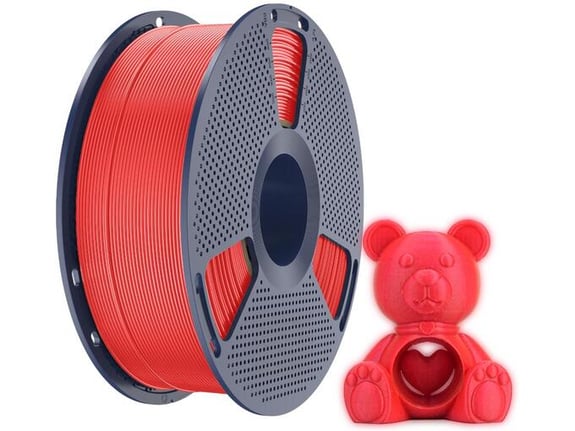 Sunlu Filament za 3D štampač PETG Glow In The Dark Red