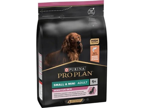 Purina Pro Plan Dog Small/Mini Adult Sensitive Skin Losos - 7 kg
