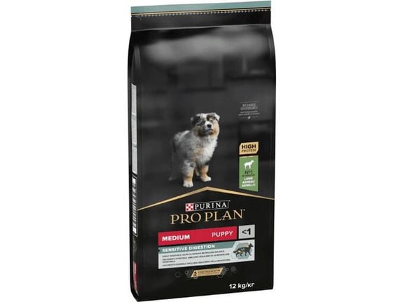 Purina Pro Plan Dog Medium Puppy Sensitive Digestion Jagnjetina 12 kg
