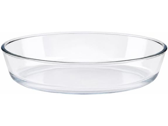 Stakleni vatrostalni pekač, ovalni, 1600 ml