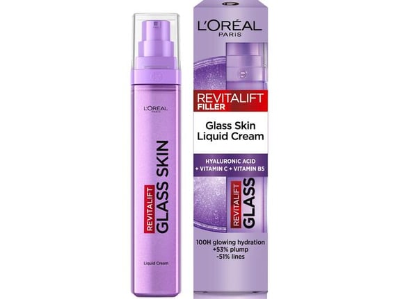 L'Oreal Paris Tečna krema Revitalift Filler Glass Skin 50ml