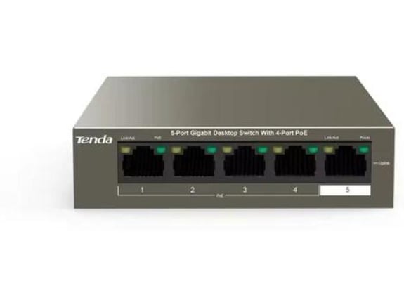 Tenda Mrežni svič TEG1105P-4 5 portova Gigabit
