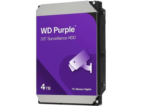 Western Digital Interni HDD Purple 4TB 3.5"