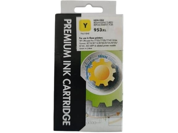 Inkjet compatible za HP F6U18AE(#953XL)/YL/SCC yellow