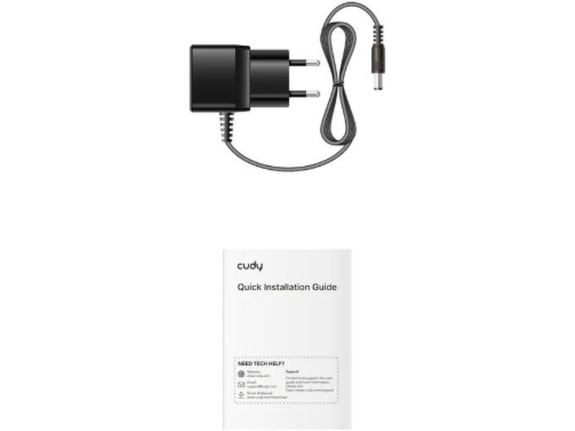 Cudy MC100GSB-20 a 10/100/1000 Gigabit Ethernet Media Converter WDM BiDi, TX1310nm RX1550nm