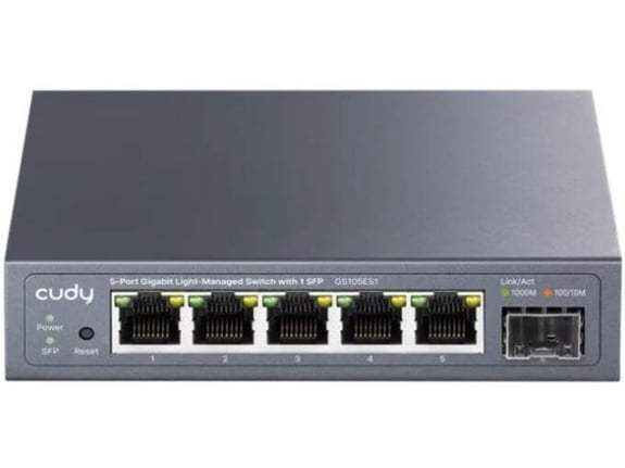 Cudy Mrežni svič GS105ES1 V1.0 5 portova Gigabit