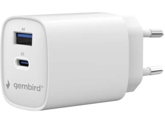 Gembird Punjač za telefon TA-UC-1A1C-PD30-01-W 30 W